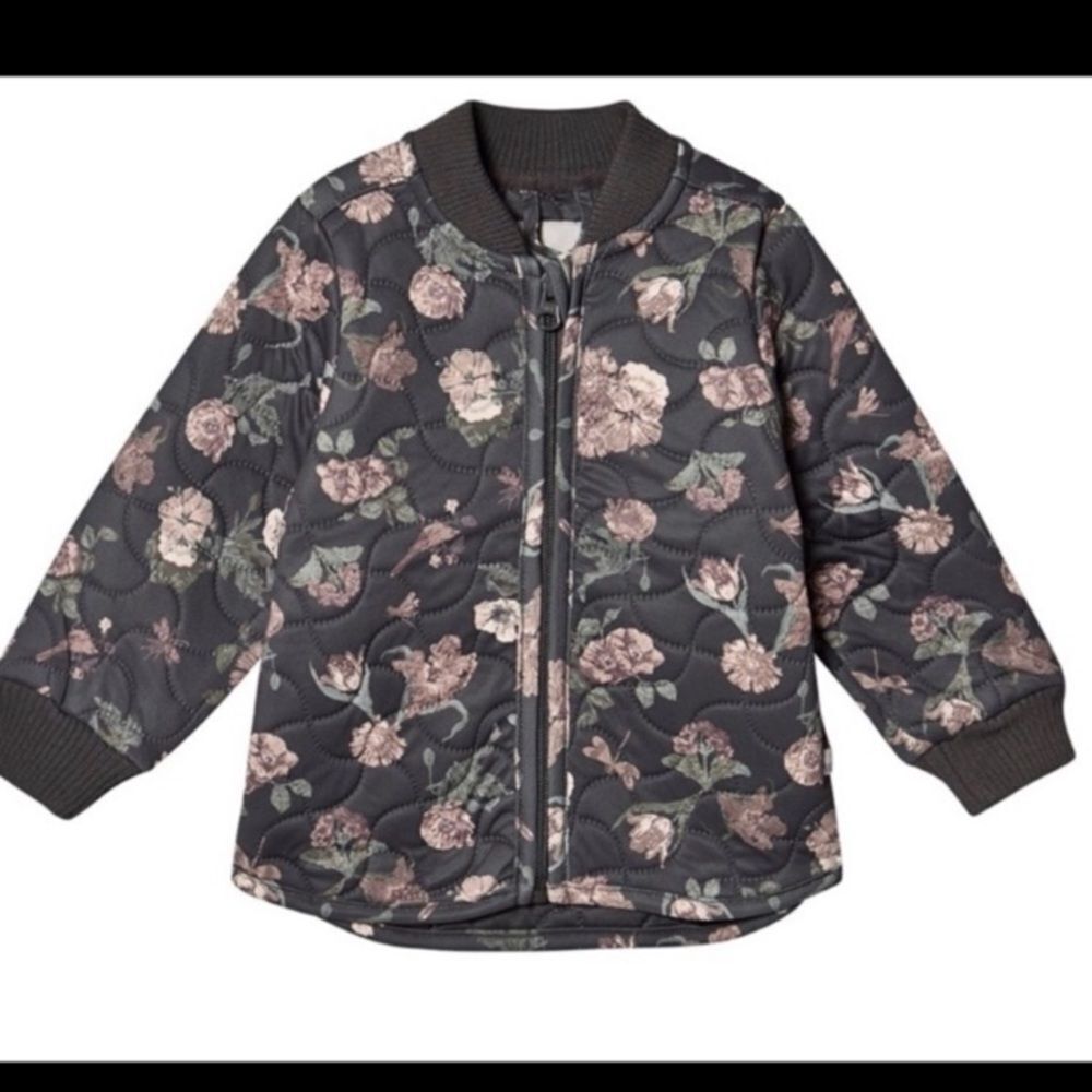 New WHEAT Loui Thermo Jacket Charcoal Girls 18 months